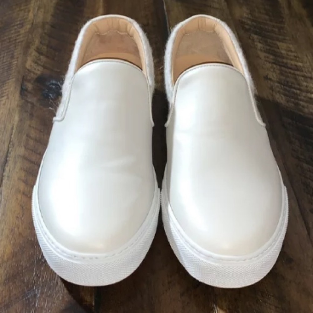 GREATS The Wool Wooster Cream Slip On Sneakers 9 - Picture 3 of 6